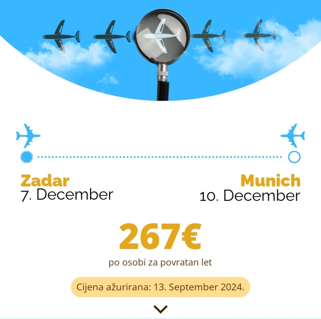 7. December - 10. December | Zadar - Munich