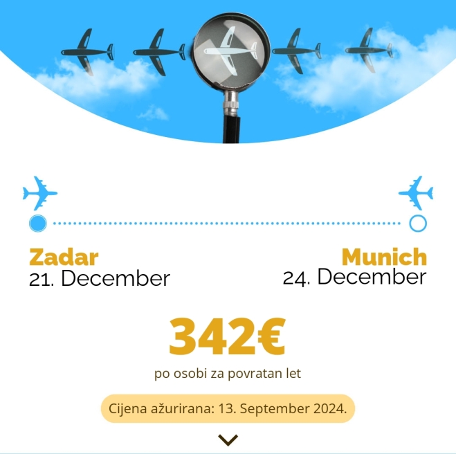 21. December - 24. December | Zadar - Munich